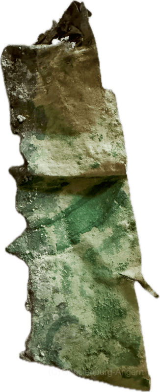 Befund Wandtapete Schloss Angern