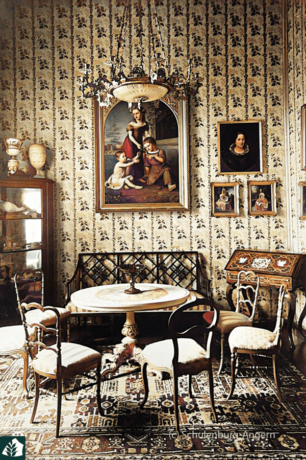 schloss angern tapete kabinett